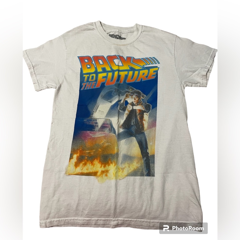 BACK TO THE FUTURE Classic Poster Unisex T-Shirt Size Small EUC!